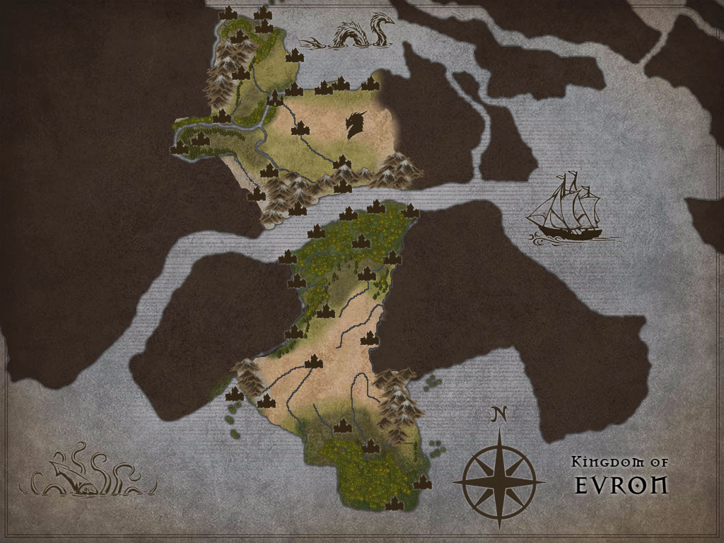 old-style kingdom map